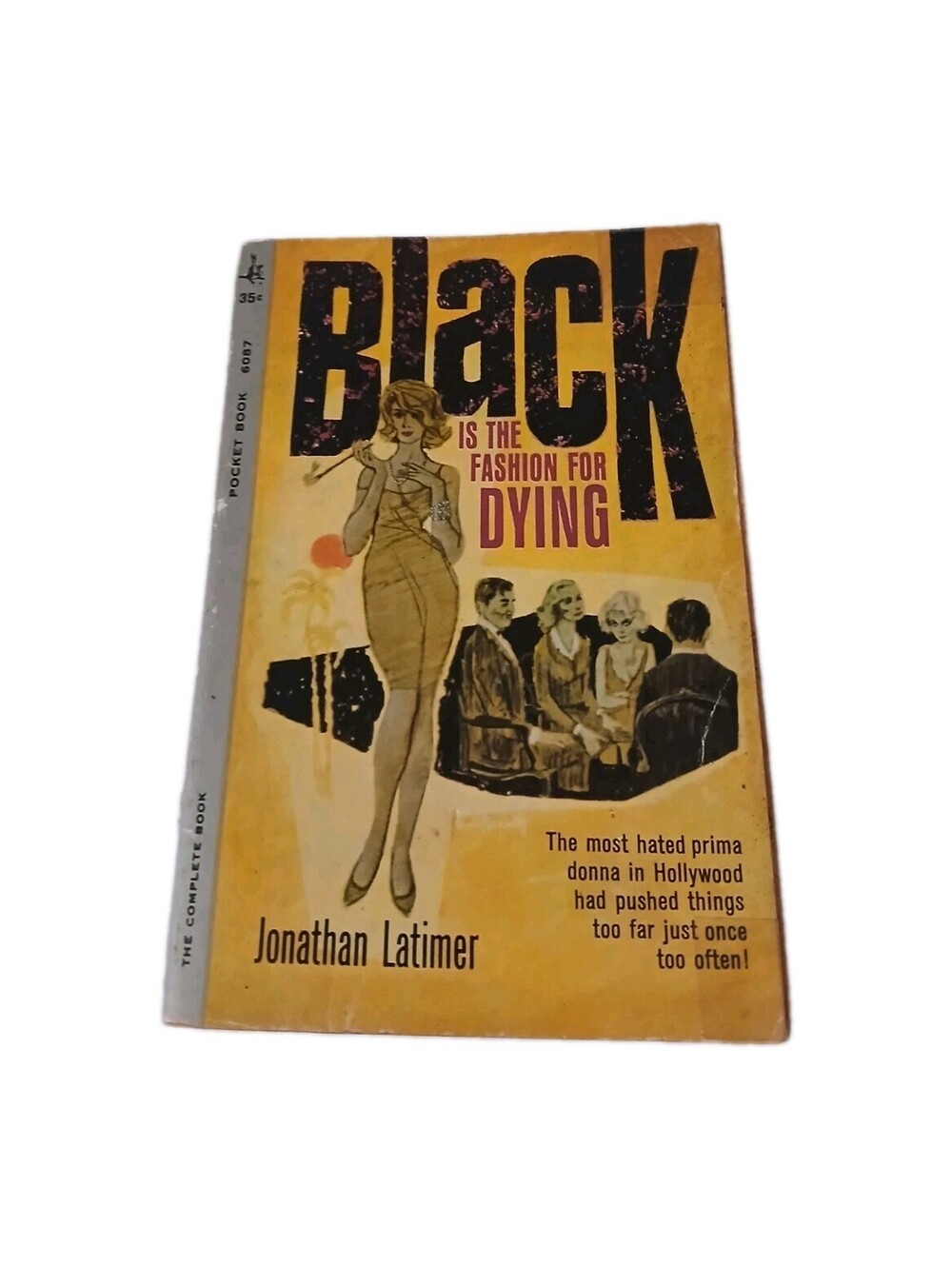 Black Is The Fashion for Dying Jonathan Latimer Pocket Book 1961
